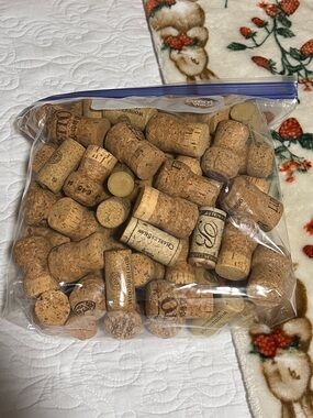 Bag of Natural Wine Corks - Reusable Craft Corks